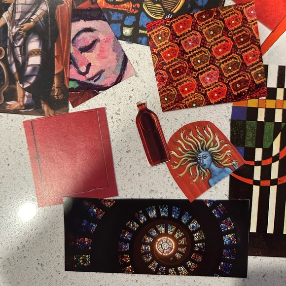 Junk Journal Kit - red renaissance aesthetic - Picture 2 of 6